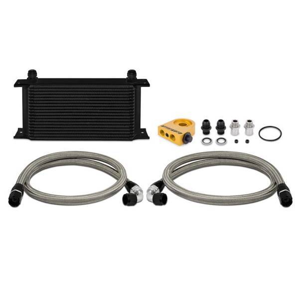 Mishimoto - Mishimoto MMOC-ULTBK Mishimoto Universal 19 Row Thermostatic Oil Cooler Kit - Black