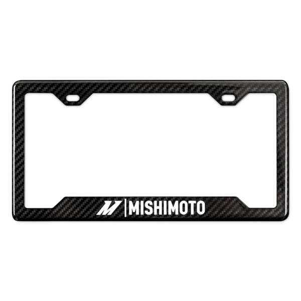 Mishimoto - Mishimoto MMPROMO-FRAME-CF-G Mishimoto Carbon Fiber License Plate Frame - Gloss