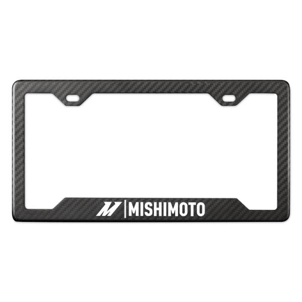 Mishimoto - Mishimoto MMPROMO-FRAME-CF-M Mishimoto Carbon Fiber License Plate Frame - Matte