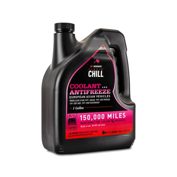 Mishimoto - Mishimoto MMRA-LC-EG-PK Mishimoto Liquid Chill EG Coolant, European/Asian Vehicles, Pink/Red
