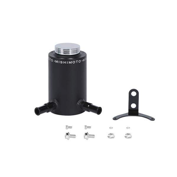 Mishimoto - Mishimoto MMRT-PSAWBK Mishimoto Aluminum Power Steering Reservoir Tank - Wrinkle Black