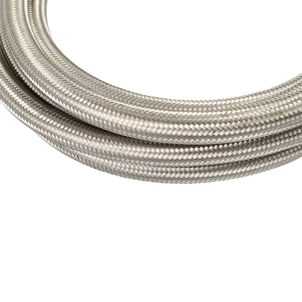 Mishimoto - Mishimoto MMSBH-0672-PS Mishimoto PTFE Braided -6AN 6ft Hose Stainless