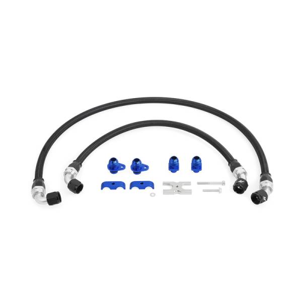 Mishimoto - Mishimoto MMSBH-F80-15 Mishimoto 15-20 BMW F8X M3/M4 Nylon Braided Oil Hose Kit - Fits 2015-2020 BMW M3, M4