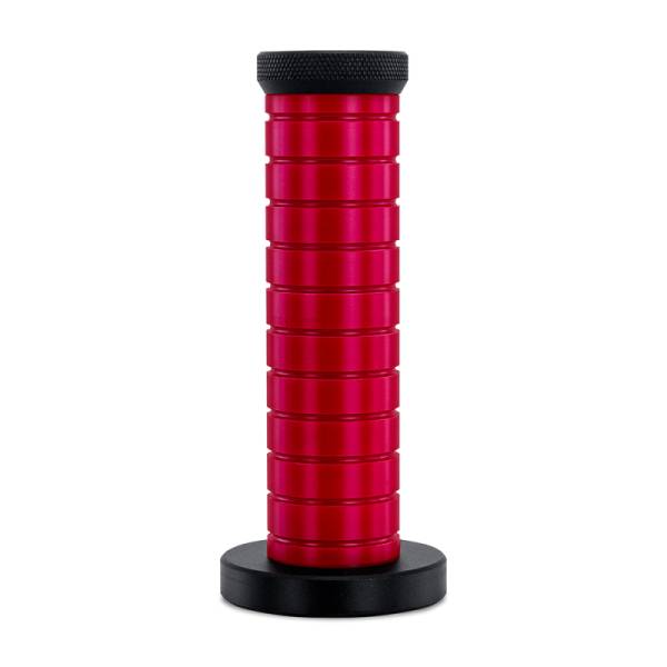 Mishimoto - Mishimoto MMSK-BMXBKRDH Mishimoto Weighted Grip Shift Knob - Black / Red