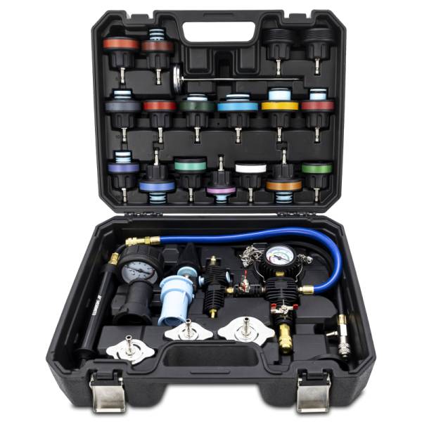 Mishimoto - Mishimoto MMTL-CPT-28 Mishimoto Cooling System Pressure Tester / Vacuum Purge Kit - 28pc
