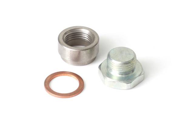 Haltech - Haltech HT-010702 Haltech O2 Sensor Weld-On Bung w/Copper Washer & Blanking Plug M18 x1.5