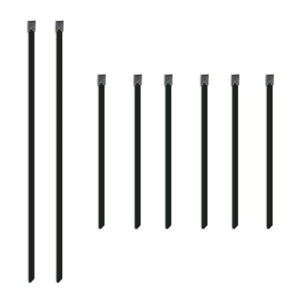 Mishimoto - Mishimoto MMTW-TIES Mishimoto Set of Six 6in & Two 14in Stainless Steel Locking Ties