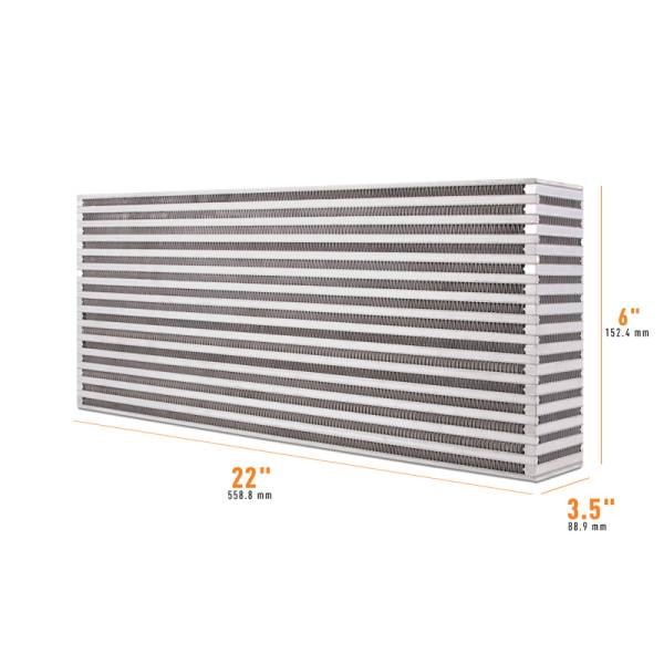 Mishimoto - Mishimoto MMUIC-09 Mishimoto Universal Air-to-Air Intercooler Core - 22in / 6in / 3.5in