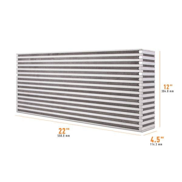 Mishimoto - Mishimoto MMUIC-12 Mishimoto Universal Air-to-Air Intercooler Core - 22in / 12in / 4.5in