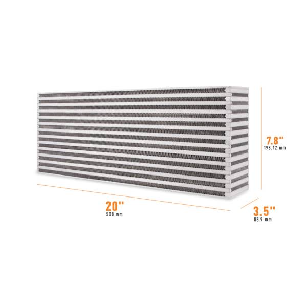 Mishimoto - Mishimoto MMUIC-14 Mishimoto Universal Air-to-Air Intercooler Core - 20in / 7.8in / 3.5in