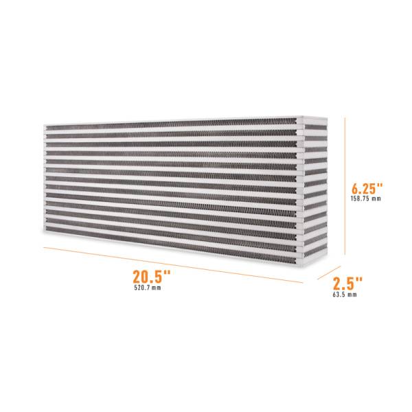 Mishimoto - Mishimoto MMUIC-15 Mishimoto Universal Air-to-Air Intercooler Core - 20.5in / 6.25in / 2.5in