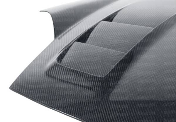 Seibon - Seibon Carbon HD0005TYMRS-TS Seibon 00-05 Toyota MR-S (ZZW30L) TS-Style Carbon Fiber Hood