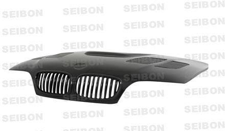 Seibon - Seibon Carbon HD0205BMWE462D-GTR Seibon 02-05 BMW E46 2dr GTR-Style Carbon Fiber Hood