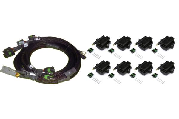 Haltech - Haltech HT-130312 Haltech 8 Channel High Output IGN-1A Inductive Coil & Harness Kit