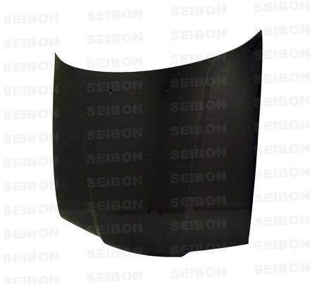 Seibon - Seibon Carbon HD9298BMWE362D-OE Seibon 92-98 BMW 3 Series 2dr (E36) (Exc 318) OEM Carbon Fiber Hood