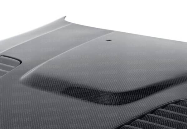 Seibon - Seibon Carbon HD9703BMWE39-GTR Seibon 97-03 BMW 5 Series 4Dr (E39) GTR-Style Carbon Fiber Hood
