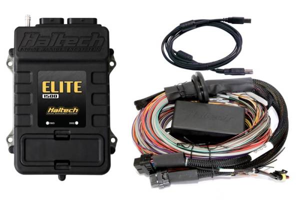 Haltech - Haltech HT-150904 Haltech Elite 1500 Premium Universal Wire-In Harness ECU Kit
