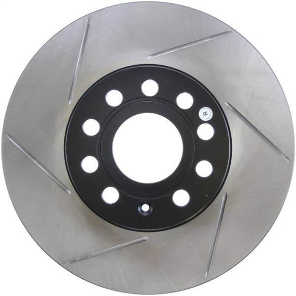 Stoptech - Stoptech 126.33110SR StopTech Power Slot 05-10 VW Jetta (except Wagon) Front Right Slotted Rotor