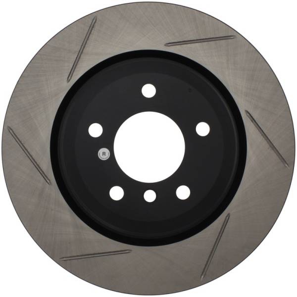 Stoptech - Stoptech 126.34080SL StopTech Power Slot 06 BMW 330 Series / 07-09 335 Series Rear Left Slotted Rotor
