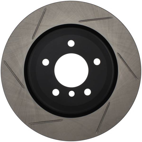 Stoptech - Stoptech 126.34080SR StopTech Power Slot 06 BMW 330 Series / 07-09 335 Series Rear Right Slotted Rotor