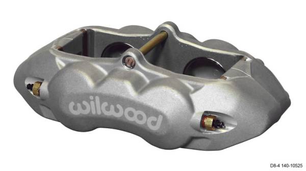 Wilwood - Wilwood 120-10525 Wilwood Caliper-D8-4 Front Clear 1.88in Pistons 1.25 Disc