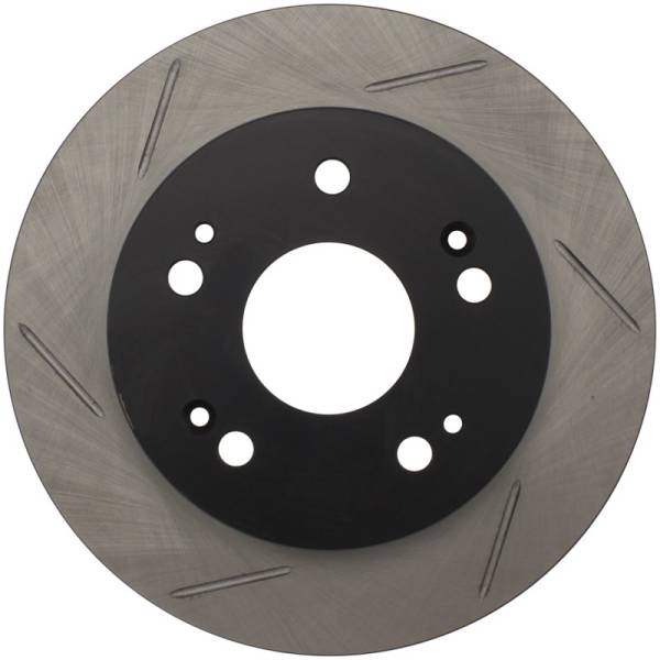 Stoptech - Stoptech 126.40040SR StopTech Power Slot Slotted 06-08 Honda Civic Si Rear Right Rotor