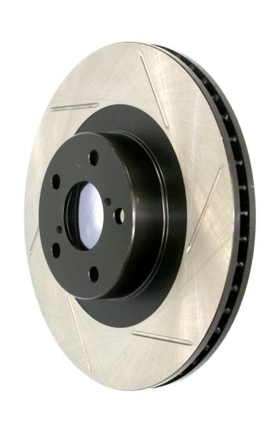 Stoptech - Stoptech 126.40055SL StopTech Power Slot 04-08 Acura TSX / 03-07 Honda Accord V6 Coupe Slotted Rear Left Rotor