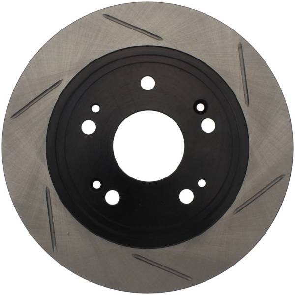 Stoptech - Stoptech 126.40068SL StopTech Power Slot 09-10 Acura TSX / 08-10 Honda Accord Rear Left Slotted Rotor