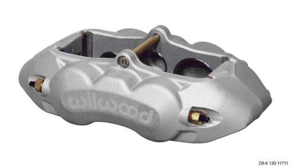 Wilwood - Wilwood 120-11711 Wilwood Caliper-D8-6 R/H Front Clear 1.88/1.38/1.25in Pistons 1.25in Disc