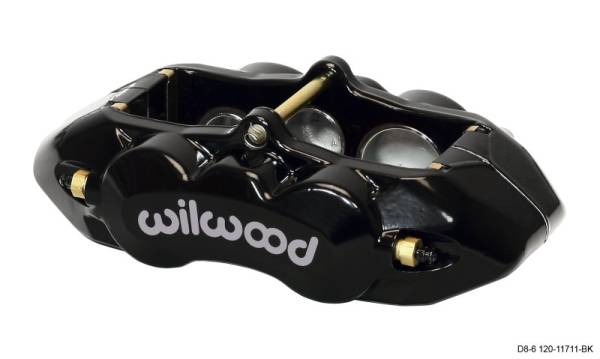 Wilwood - Wilwood 120-11711-BK Wilwood Caliper-D8-6 R/H Front Black 1.88/1.38/1.25in Pistons 1.25in Disc