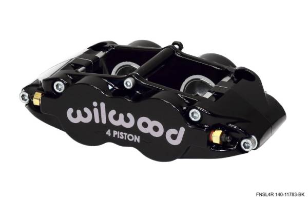 Wilwood - Wilwood 120-11783-BK Wilwood Caliper-Narrow Superlite 4R - Black 1.25/1.25in Pistons 1.10in Disc