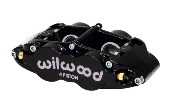 Wilwood - Wilwood 120-11784-BK Wilwood Caliper-Narrow Superlite 4R - Black 1.75/1.75in Pistons 1.10in Disc