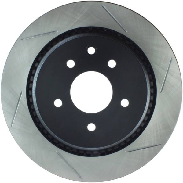 Stoptech - Stoptech 126.42093SL StopTech Power Slot 07-08 Infiniti G35 2WD Sport Sedan / 08-09 G37 SportStop Slotted Rear Left Roto