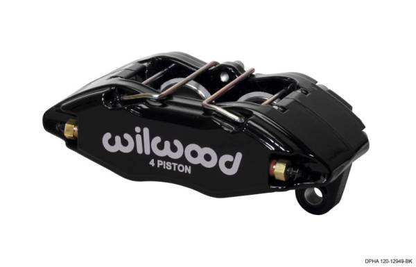 Wilwood - Wilwood 120-12949-BK Wilwood Caliper-Dynapro Honda/Acura - Black Powder 1.62in Pistons .83in Disc