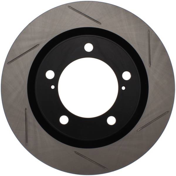 Stoptech - Stoptech 126.44156SL StopTech Power Slot 08-09 Toyota Sequoia / 07-09 Tundra Slotted Left Front Rotor