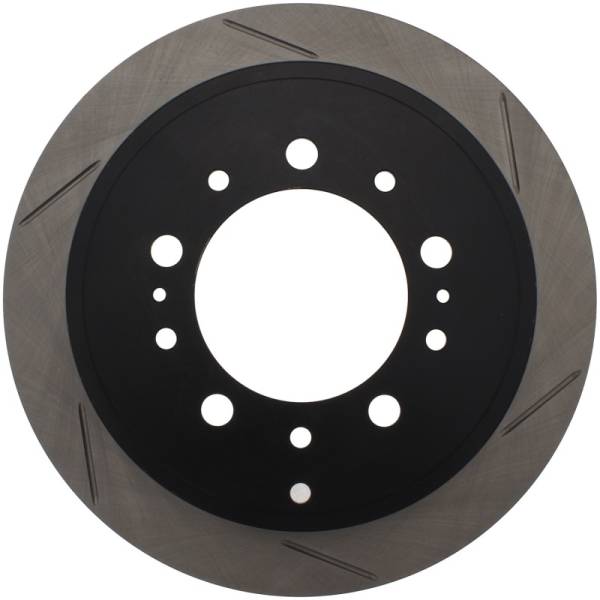 Stoptech - Stoptech 126.44157SL StopTech Power Slot 08-09 Lexus LX450/470/570 / 07-09 Toyota Tundra Slotted Left Rear Rotor