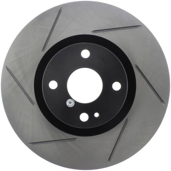 Stoptech - Stoptech 126.45092SR StopTech 16-17 Mazda MX-5 Front Passenger Side Slotted Sport Brake Rotor