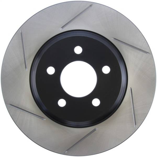 Stoptech - Stoptech 126.61086SR StopTech Power Slot 05-10 Mustang GT V8-4.6L Front Right Slotted Rotor