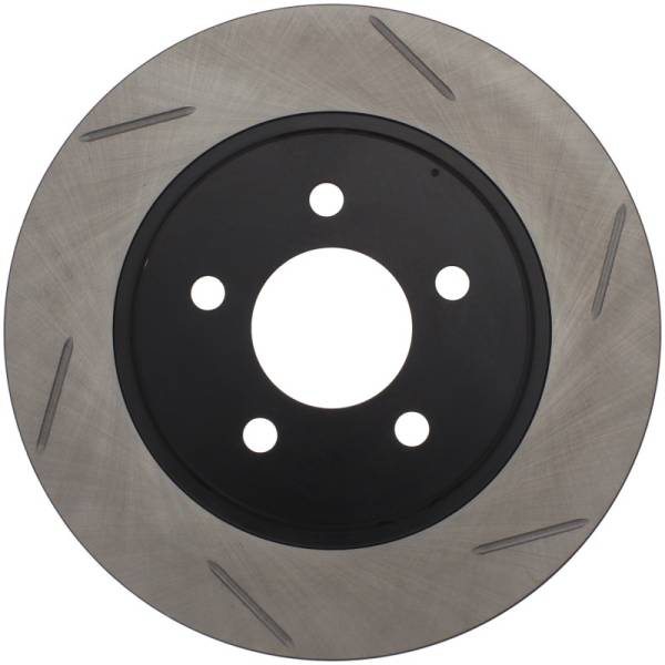 Stoptech - Stoptech 126.61087SL StopTech Power Slot 05-10 Mustang V6/4.0L / GT V8-4.6L Rear Left Slotted Rotor