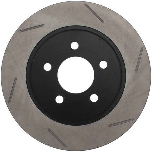 Stoptech - Stoptech 126.61087SR StopTech Power Slot 05-10 Mustang V6/4.0L / GT V8-4.6L Rear Right Slotted Rotor