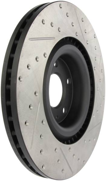 Stoptech - Stoptech 127.33087R StopTech Slotted & Drilled Sport Brake Rotor