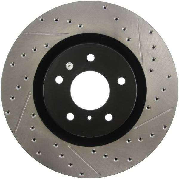 Stoptech - Stoptech 127.42076L StopTech Slotted & Drilled Sport Brake Rotor
