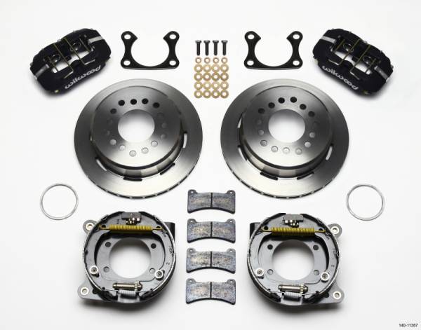 Wilwood - Wilwood 140-11387 Wilwood Dynapro Low-Profile 11.00in P-Brake Kit Big Ford 2.36in Offset