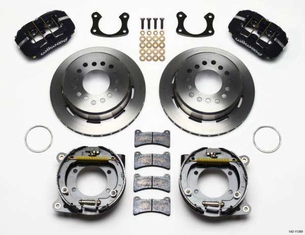 Wilwood - Wilwood 140-11389 Wilwood Dynapro Low-Profile 11.00in P-Brake Kit New Big Ford 2.50in Offset