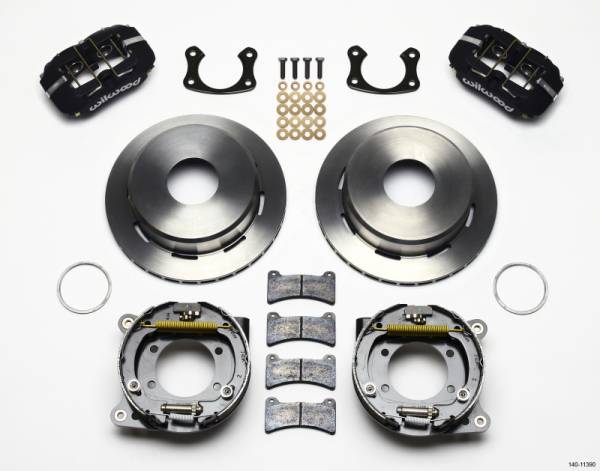 Wilwood - Wilwood 140-11390 Wilwood Dynapro Low-Profile 11.00in P-Brake Kit New Big Ford 2.50in Offset