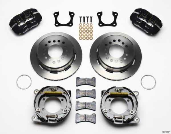 Wilwood - Wilwood 140-11397 Wilwood Dynapro Low-Profile 11.00in P-Brake Kit 58-64 Olds/Pontiac Ends 2.81in Offset