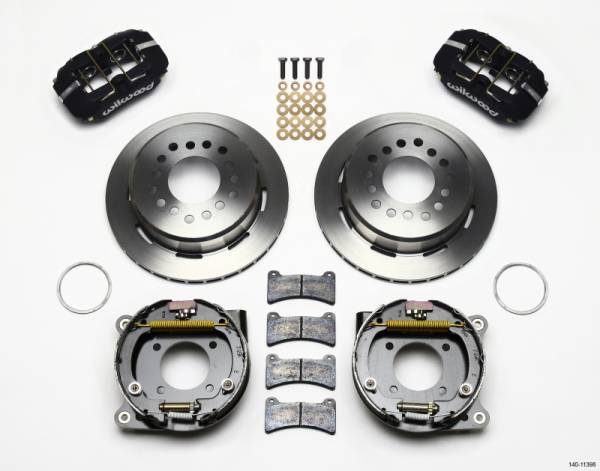 Wilwood - Wilwood 140-11398 Wilwood Dynapro Low-Profile 11.00in P-Brake Kit Chevy 12 Bolt 2.75in Off w/ C-Clips