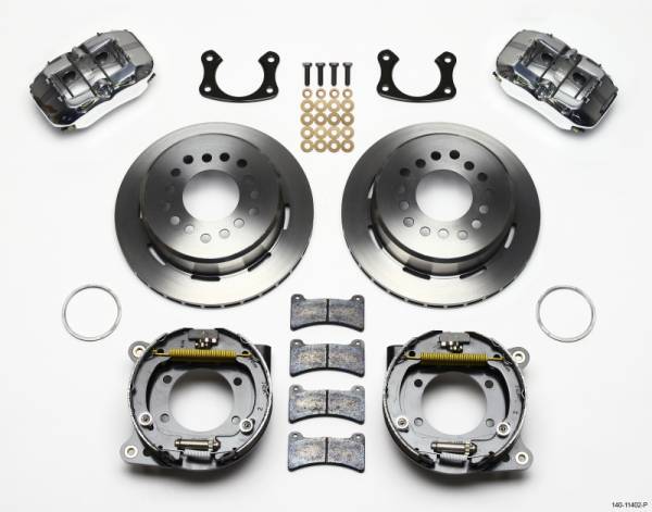 Wilwood - Wilwood 140-11402-P Wilwood Dynapro Low-Profile 11.00in P-Brake Kit - Polish New Big Ford 2.36in Offset