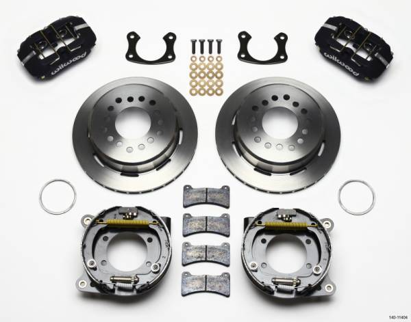 Wilwood - Wilwood 140-11404 Wilwood Dynapro Low-Profile 11.00in P-Brake Kit New Big Ford 2.50in Off Front Mount