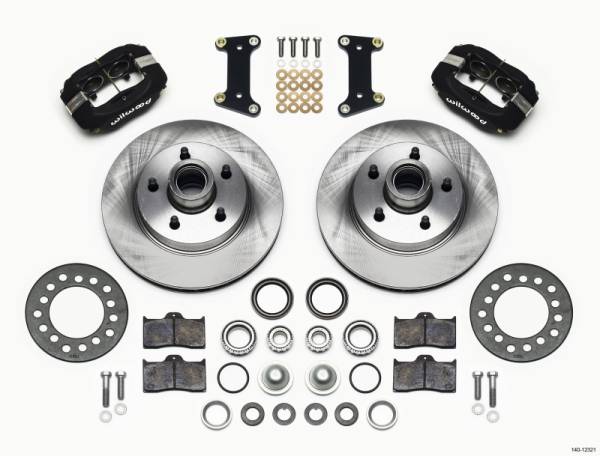 Wilwood - Wilwood 140-12321 Wilwood Forged Dynalite Front Kit 11.88in 1 PC Rotor&Hub Buick 1941-1956